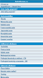 Mobile Screenshot of garaz.autorevue.cz